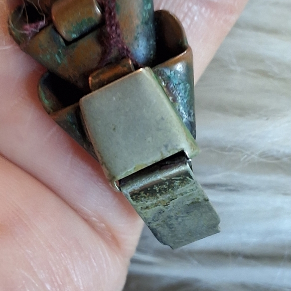 Rare Vintage Frank Rebajes Copper Necklace and Bracelet Set - Picture 8 of 15